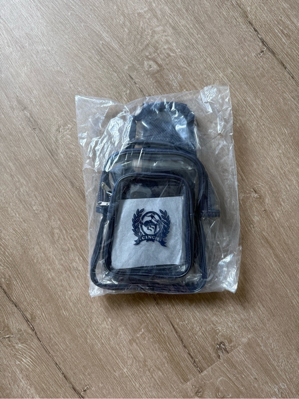Cinch Clear Navy Sling Bag